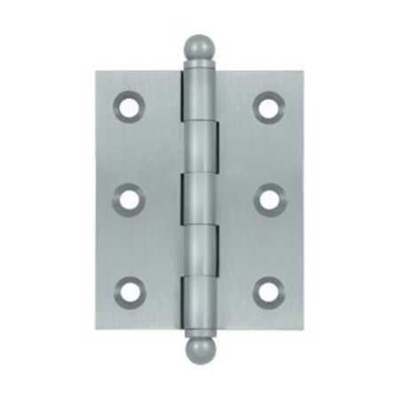 DELTANA CH2520U26D Cabinet Hinges W/ Ball Tips Brushed Chrome, 10PK CH2520U26D-XCP10